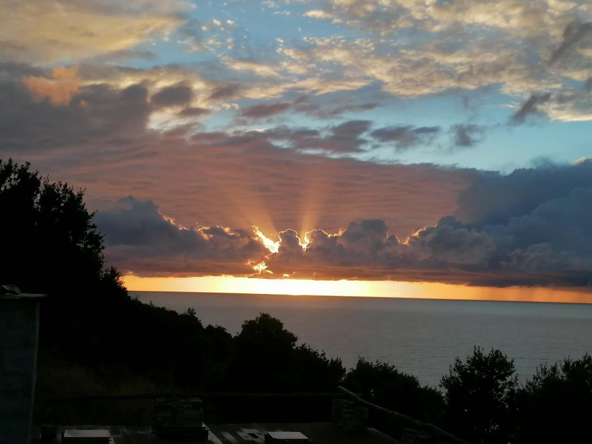 Holiday home Coin De Paradis Vue Dominante Sur Mer, Montagne Et Tour Genoise Avec Jacuzzi Pino